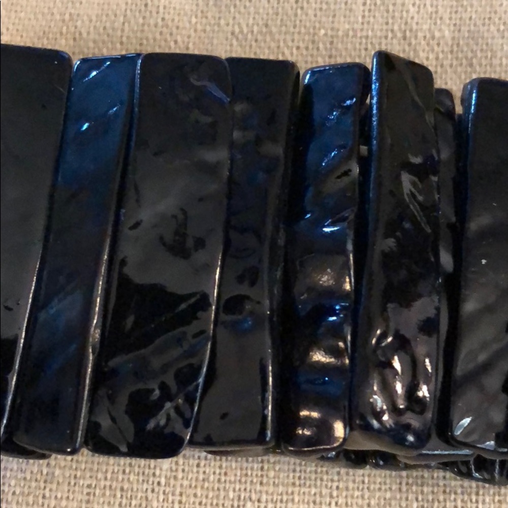 Black Stretchy Bracelet - Picture 3 of 6
